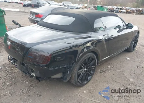 2014 Bentley Continental Gtc Speed from USA, damaged, VIN SCBGC3ZA2EC091087